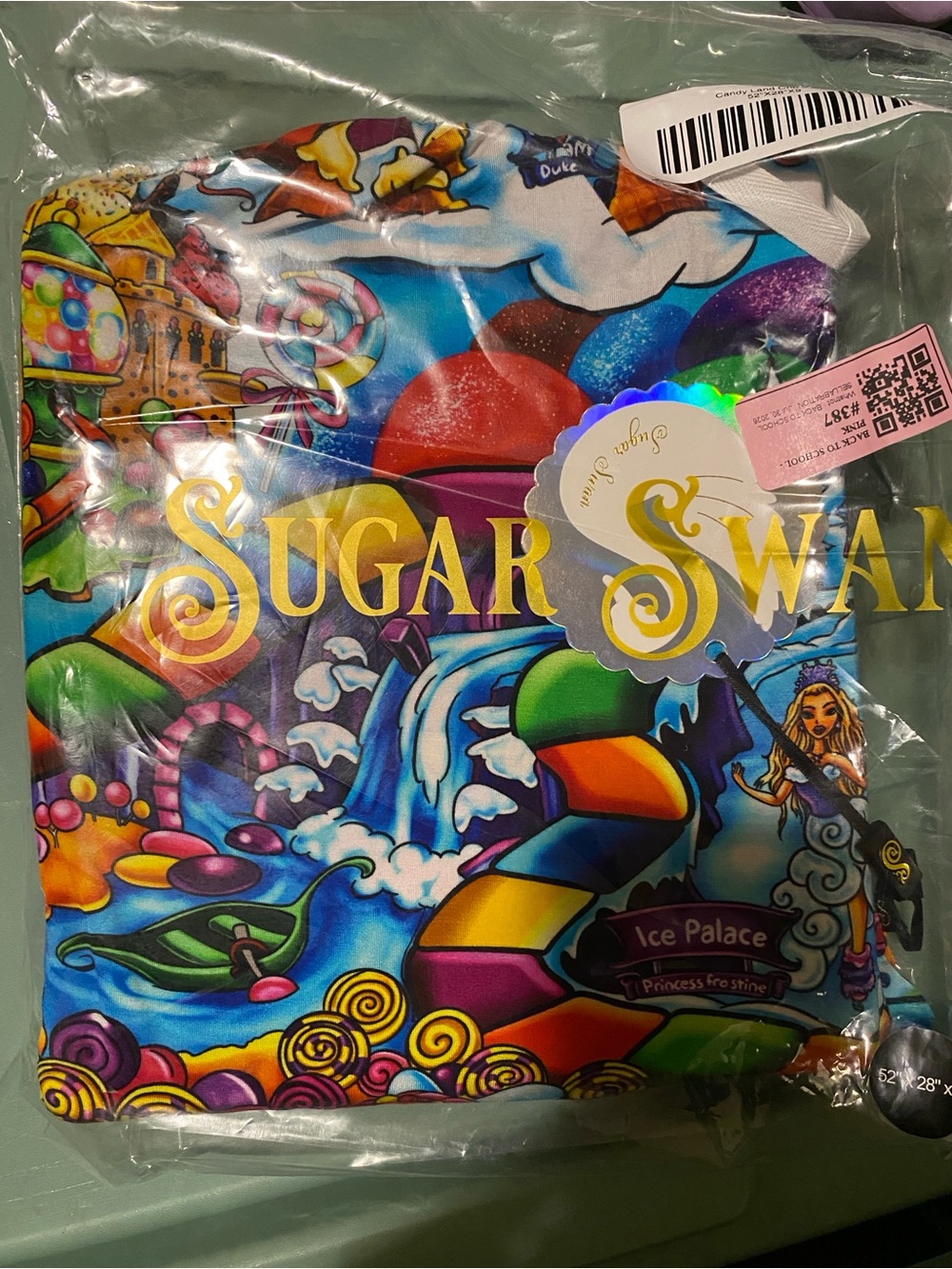 Sugar swan Candyland bamboo crib sheets available NWT